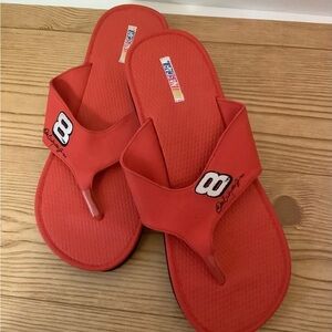 NWOT NASCAR. Sandals.    Size 10